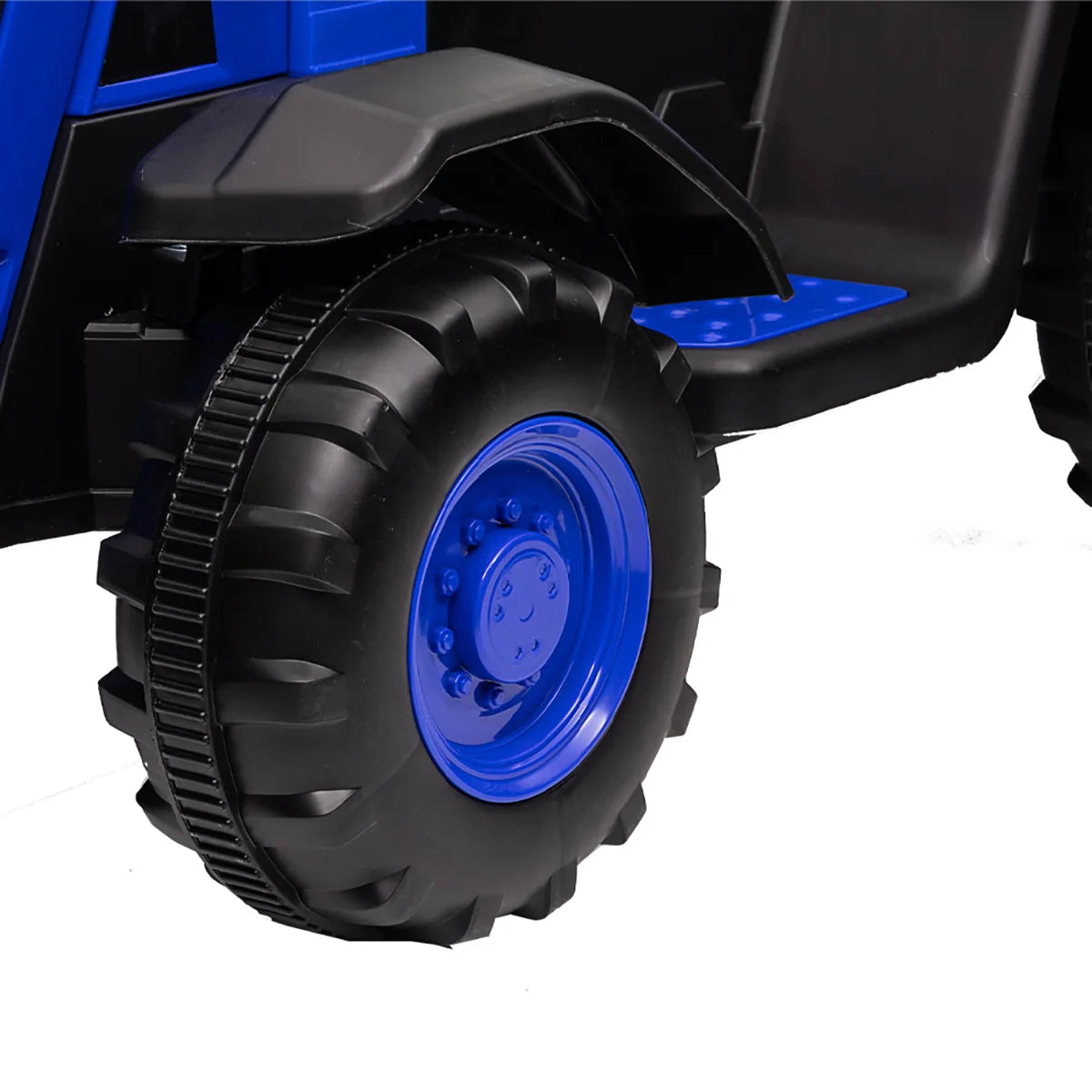 Tractor Electric cu Telecomandă pentru Copii KIDOO, cu Remorcă și Gard, Far, Sunet Motor, Claxon, MP3/USB – 3-6 Ani