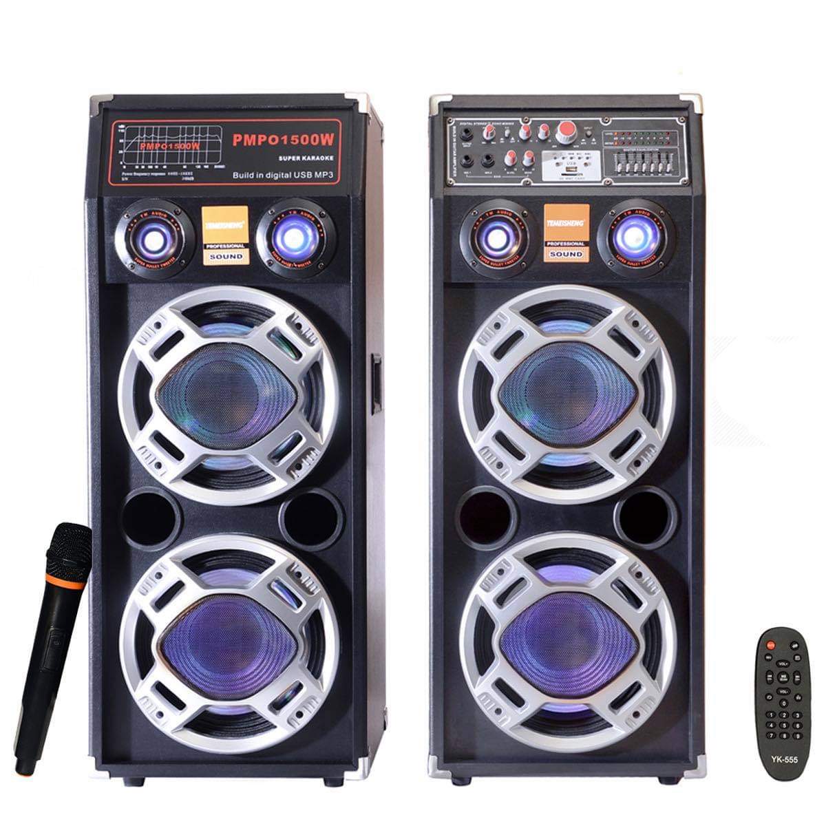 Boxe Active 2304 , 650W , Bluetooth ,Radio, Usb ,SD Card,Microfon cu fir , Telecomanda