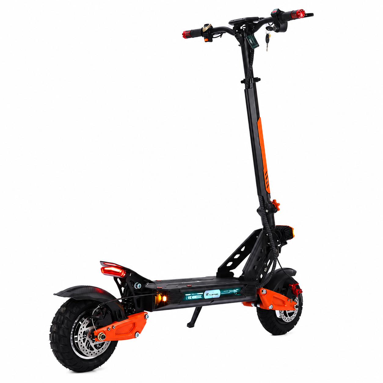 Trotinetă Electrică AT Performance AT-219, 48V 12,5Ah, Motor 800W, Autonomie până la 45 km, Pliabilă, Roți 10", Portocaliu