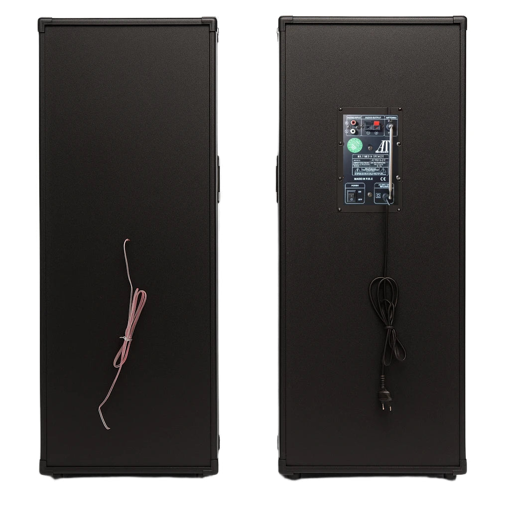 Boxe Audio Profesionale Ailiang ATP813-DT 2x200W cu Bluetooth, Karaoke, LED Bass și Telecomand