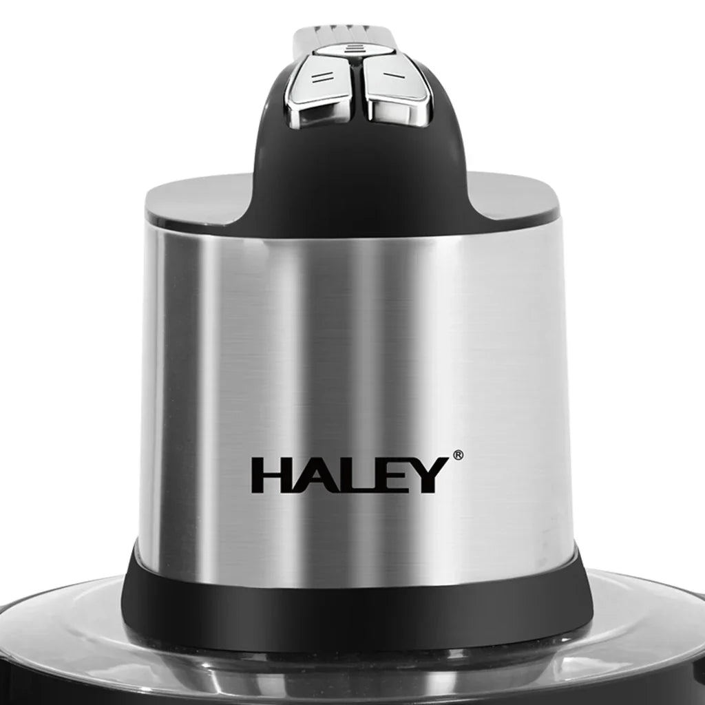 Tocător Electric HALEY HY-1248, 1500W, Bol Inox 8L, 4 Lame din Oțel Inoxidabil, 3 Trepte de Viteză, pentru Carne și Legume