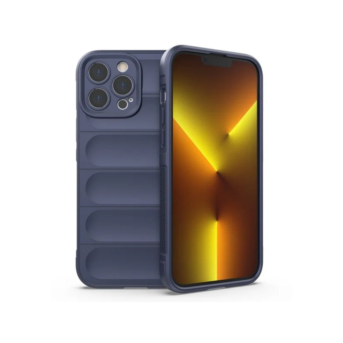 Husa Wave, pentru iPhone 16, Microfiber, Grip Anti-Shock, TPU, Deep GREEN