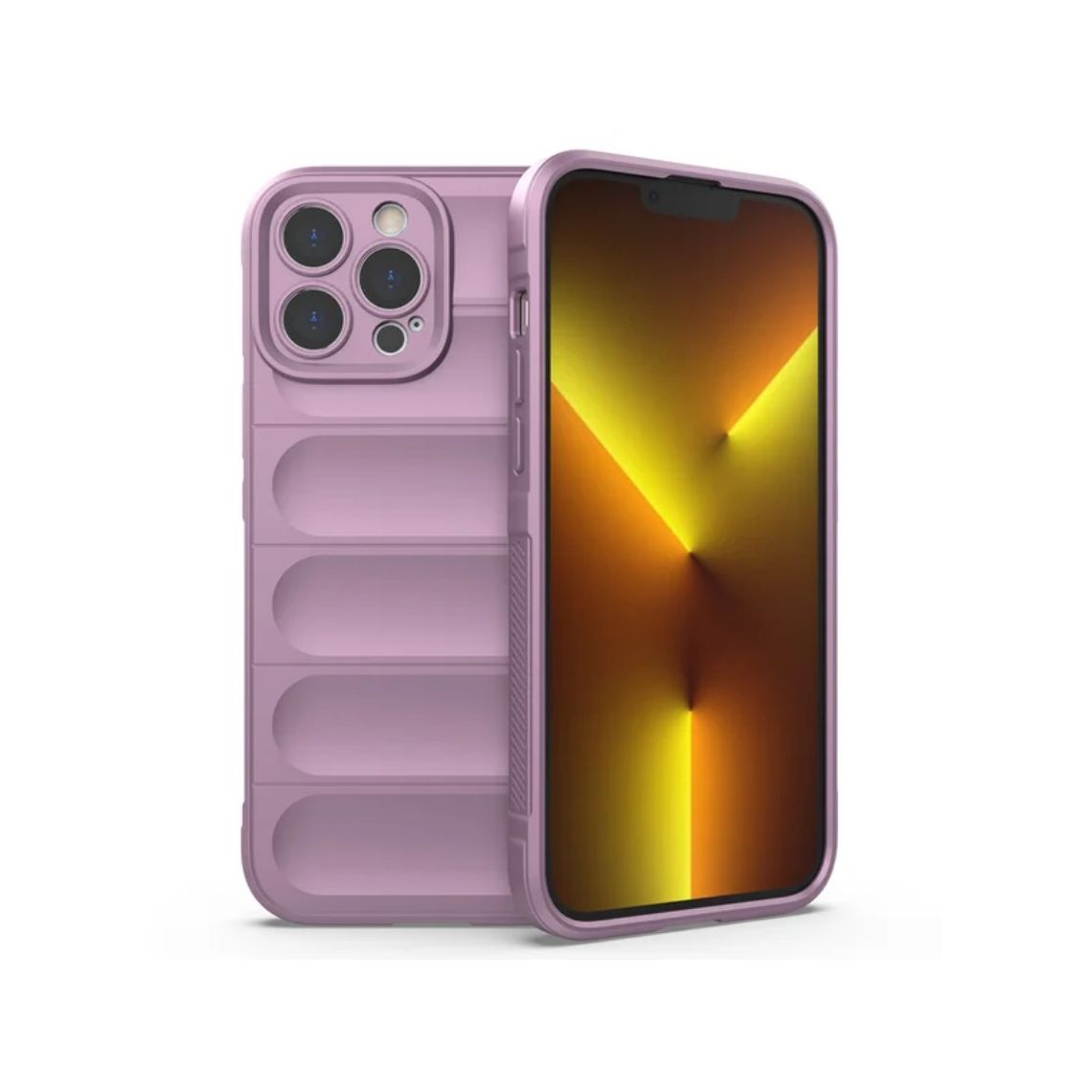 Husa Wave, pentru iPhone 16, Microfiber, Grip Anti-Shock, TPU, Deep GREEN