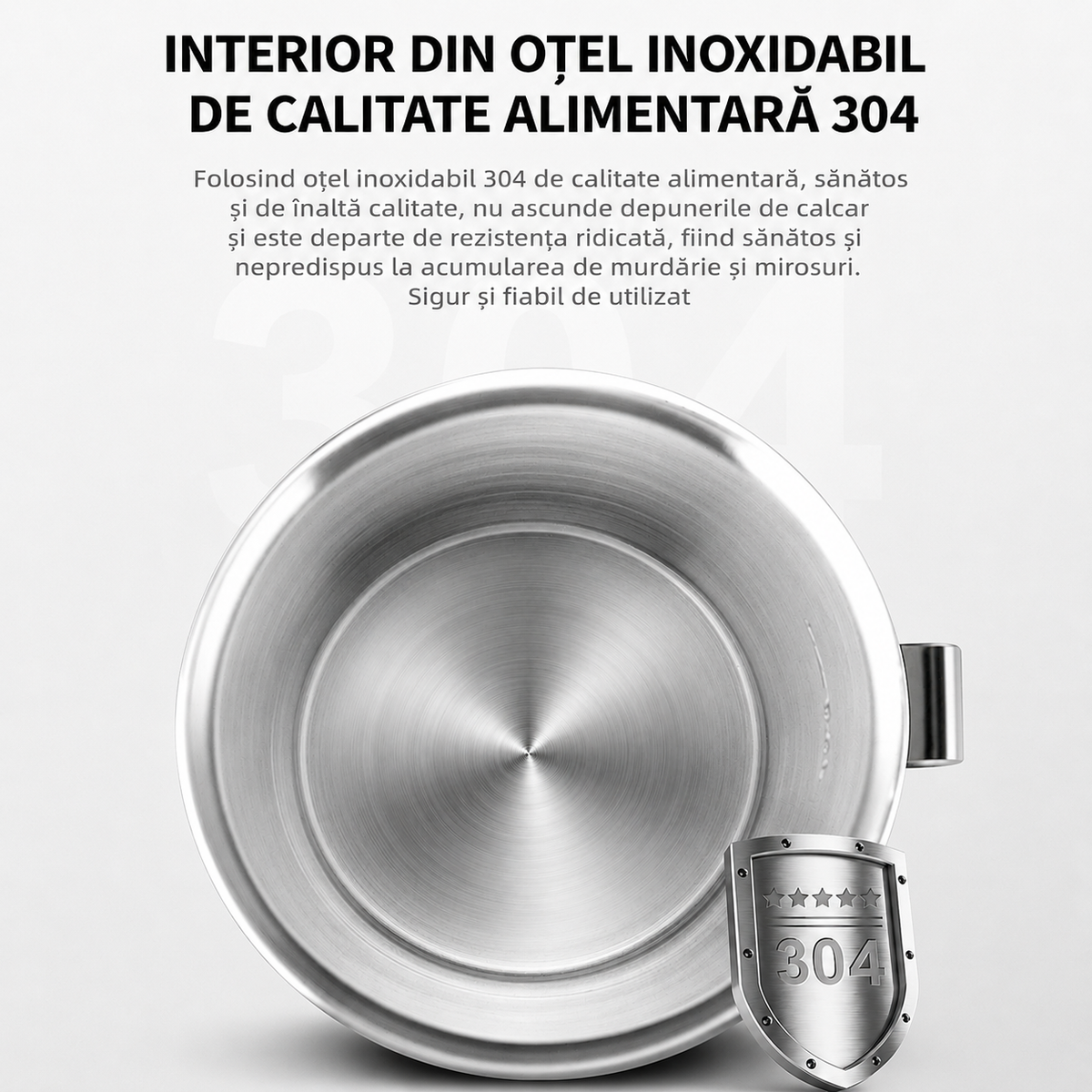 Termos Electric Profesional HALEY HY-6935L, 35L, 2500W, Inox 304, Robinet, Indicator Nivel Apă, Menținere Temperatură