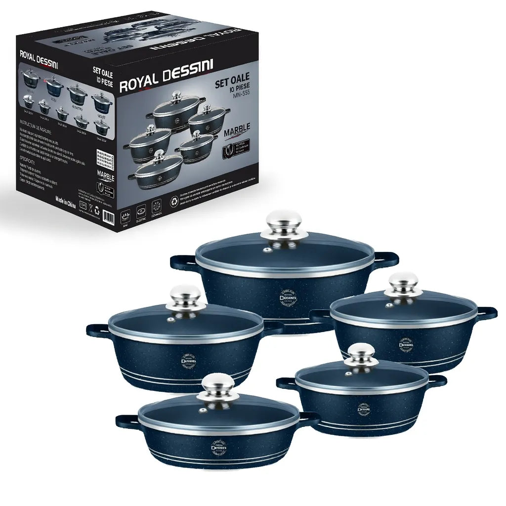 Set oale granit antiaderent,10 PIESE, Pro