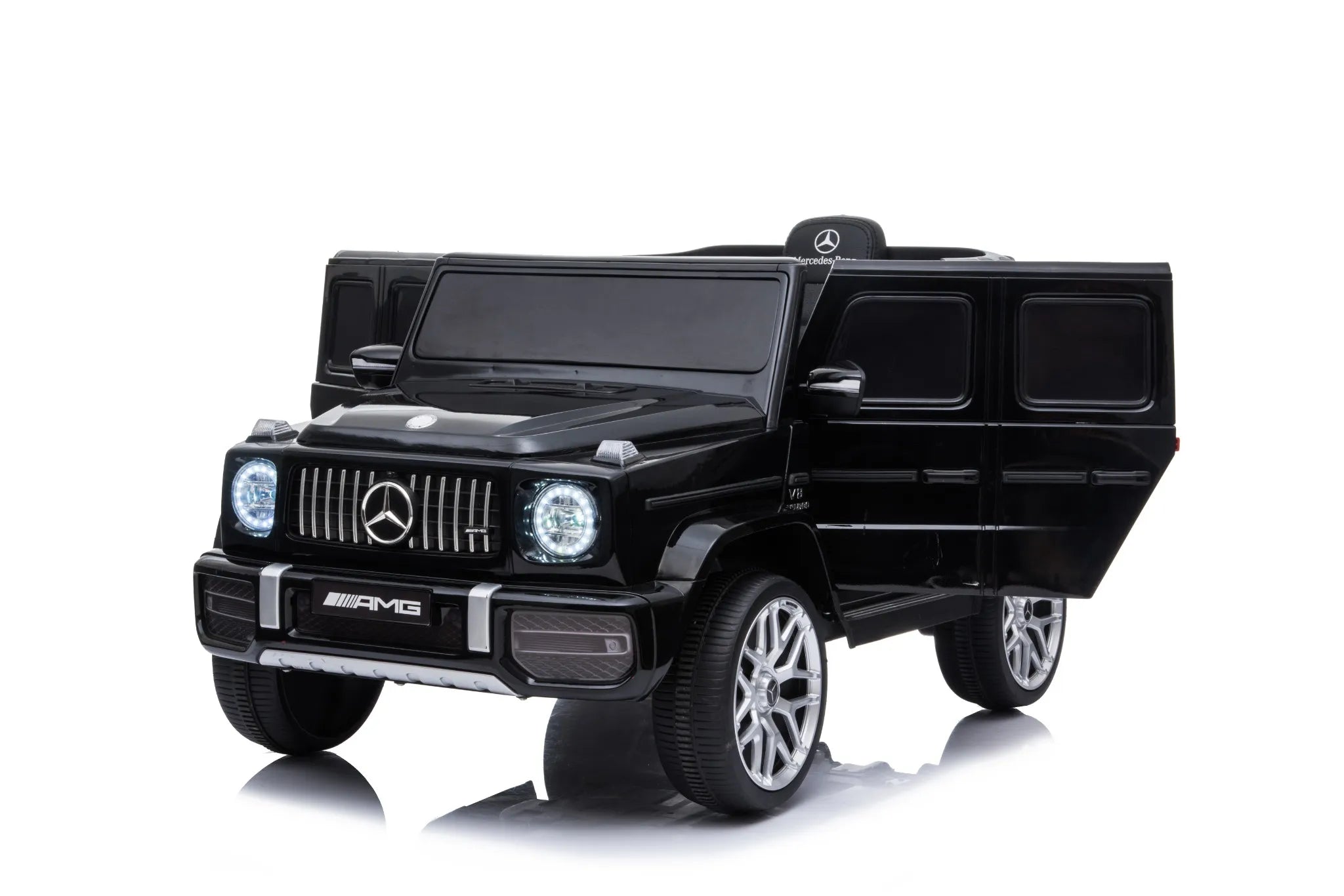 Mercedes-Benz AMG G63 – Mașinuță electrică oficial licențiată pentru copii (12V, 2 motoare de 30W)