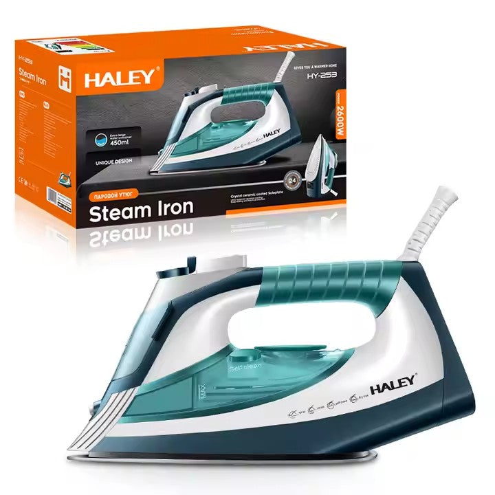 Fier de Călcat Electric cu Abur HALEY Profesional cu Temperatură Reglabilă și cu Abur
