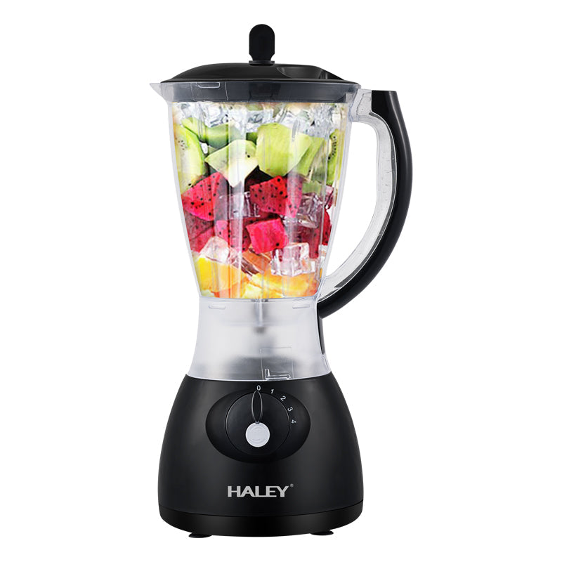 Blender Profesional HALEY 2 în 1, 500W, Motor din Cupru, 1.5L, 4 Viteze, Cu Recipient Separat pentru Măcinat