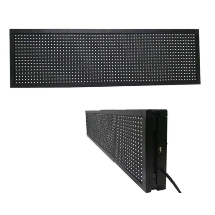 Reclama Luminoasa 100/20 cm, LED RGB, Cod QR, Vizualizare 120°, Wi-Fi
