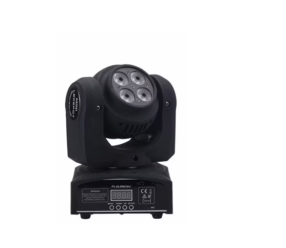 Proiector Mobil AT PERFORMANCE® cu Cap Dublu LED 100W – DMX, Gobo, Culori, Pan/Tilt Infinite