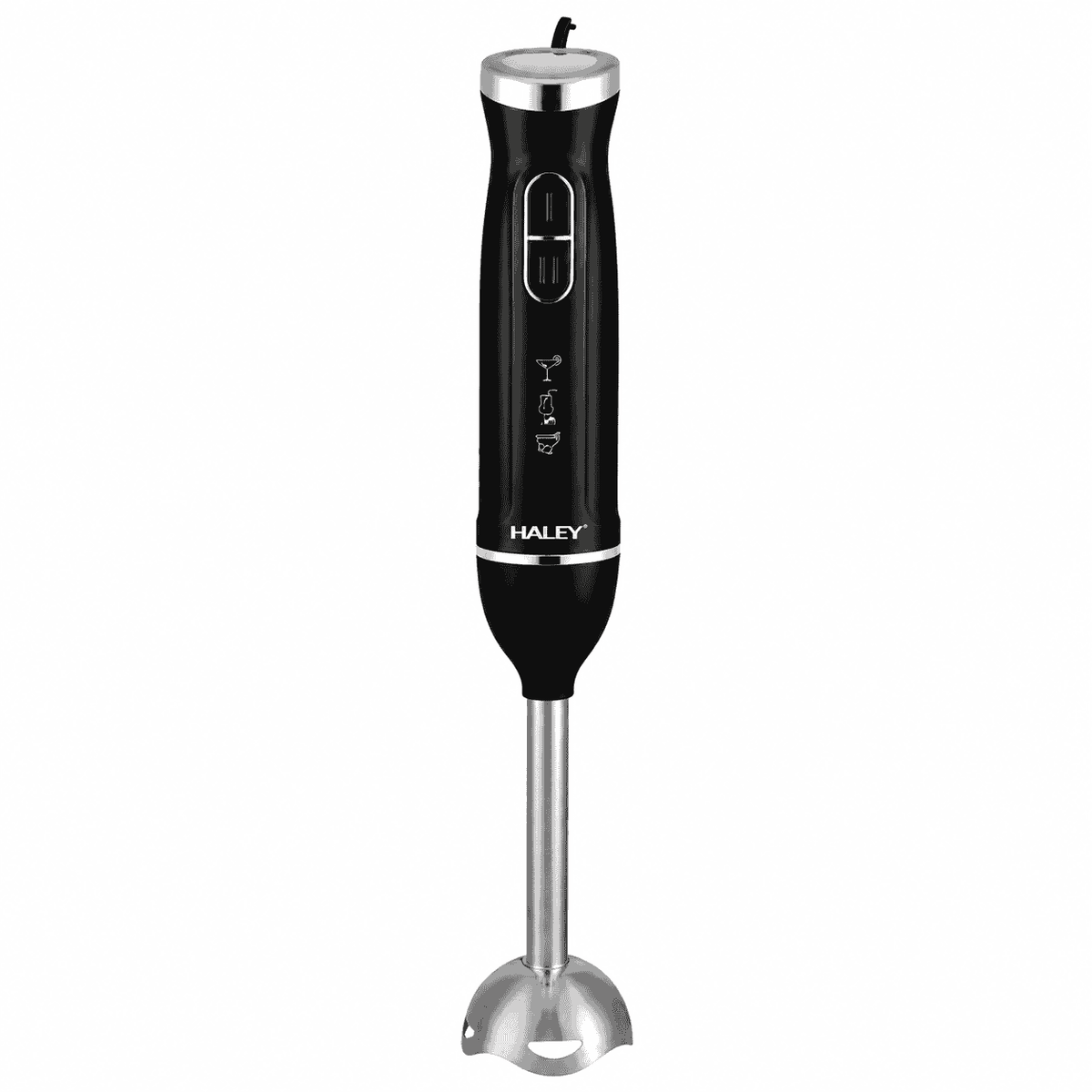 Blender Vertical De Mână Haley HY-1131, 1500W, 2 Viteze, Funcție Pulse, Lame Și Tijă Din Oțel Inoxidabil