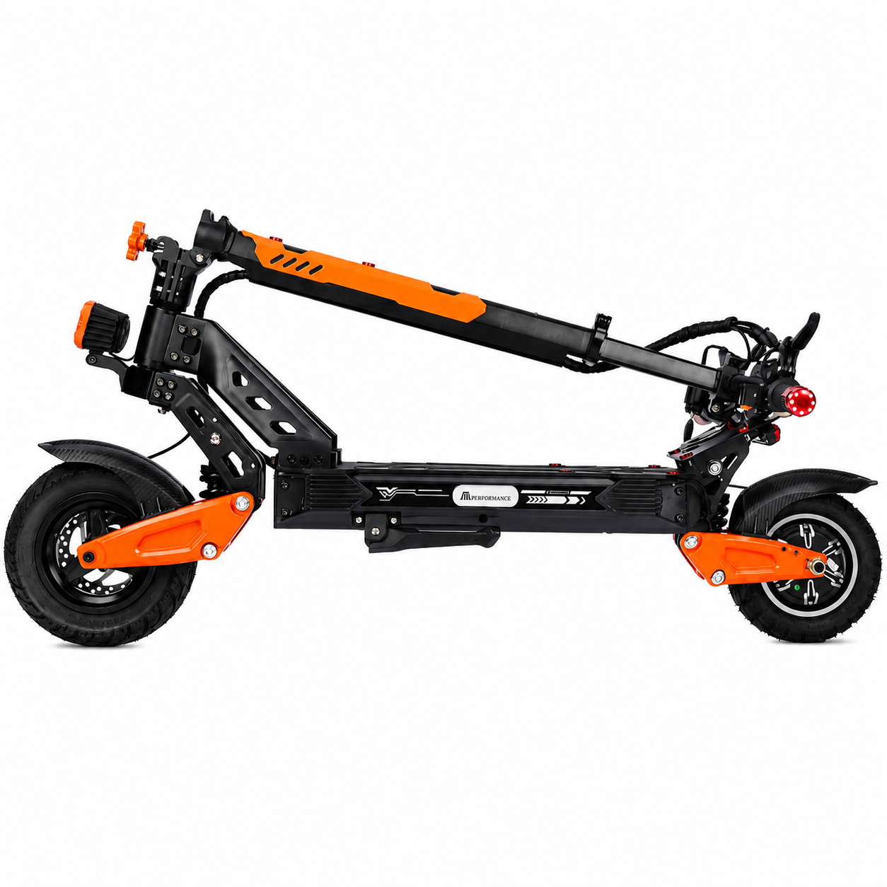 Trotinetă Electrică AT Performance AT-219, 48V 12,5Ah, Motor 800W, Autonomie până la 45 km, Pliabilă, Roți 10", Portocaliu