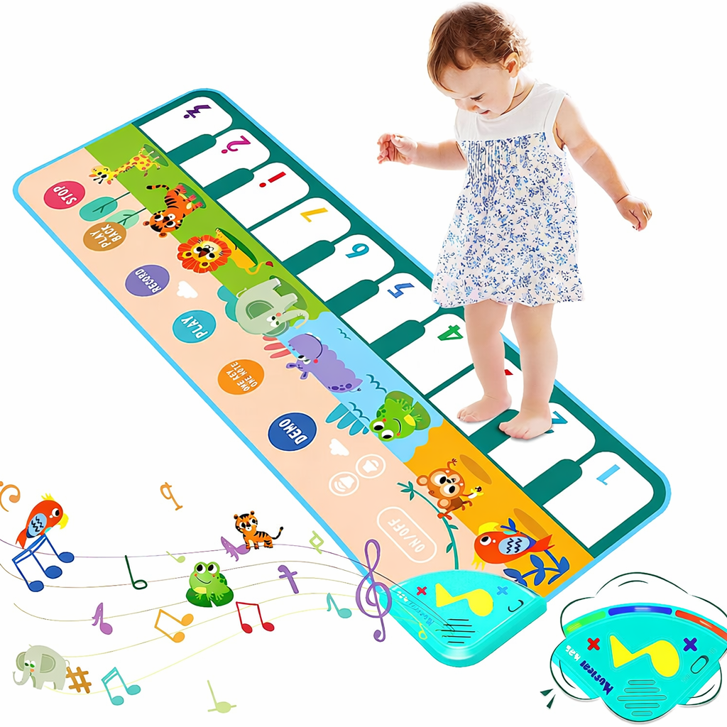 Covoraș Muzical Educativ pentru Copii – Pian Interactiv cu Sunete și Lumini