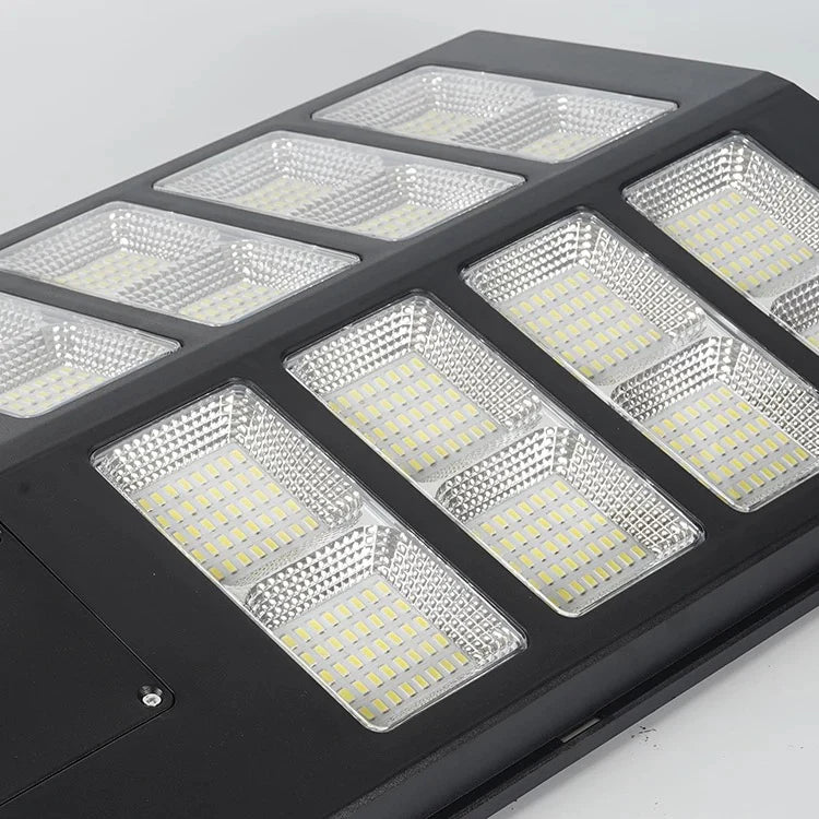 Lampă Solară LED HNY 800W cu Panou Fotovoltaic, Telecomandă, IP65, 6500K