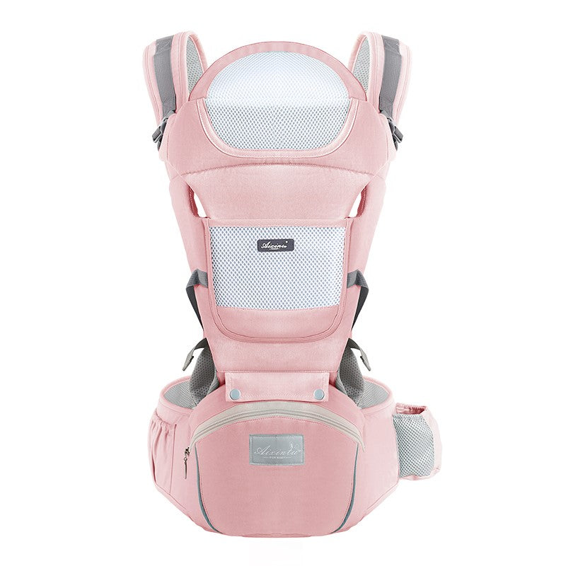 Marsupiu Multifunctional pentru bebelusi cu suport lombar, At Performance, Bumbac, 9 in 1, Varsta 0-36 luni, Verde