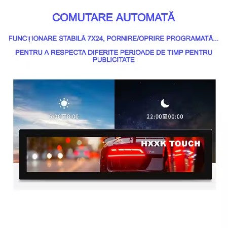 Reclama luminoasa led, AT PERFORMANCE®, Programabila, Wi-Fi, USB, P5 Full Color, 130 x 70 cm, Aluminiu/ABS