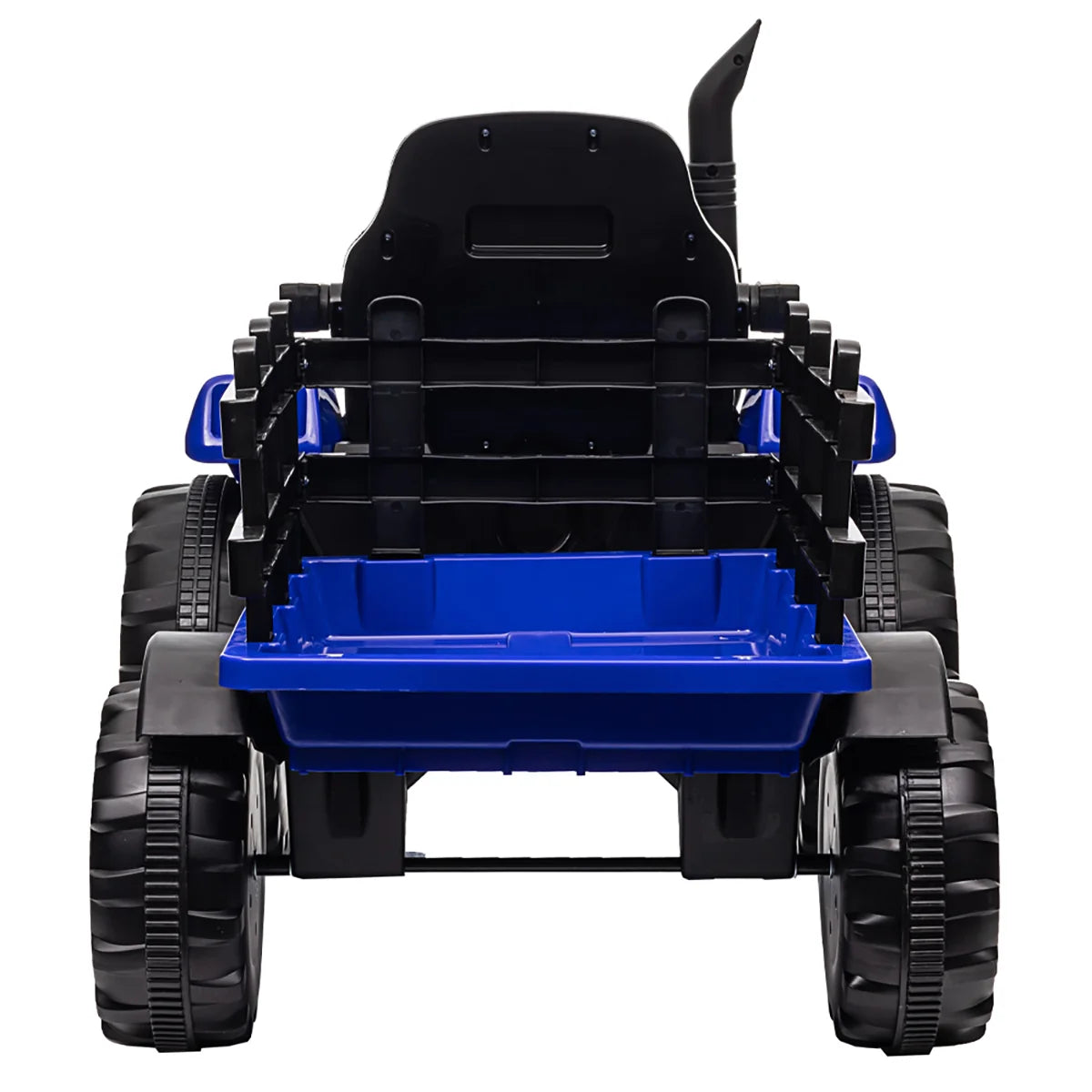 Tractor Electric cu Telecomandă pentru Copii KIDOO, cu Remorcă și Gard, Far, Sunet Motor, Claxon, MP3/USB – 3-6 Ani