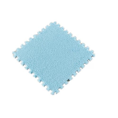 Set 10x Plăci de Mochetă Pufoasă AT PERFORMANCE®, Tip Puzzle, Spumă 30×30 cm