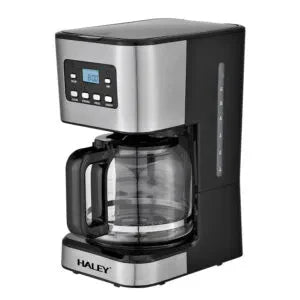 Aparat de Cafea HALEY 950W, 1.5L, LED Display, Anti-Drip, Brewing Inteligent, Inox, Control Temperatură Precis