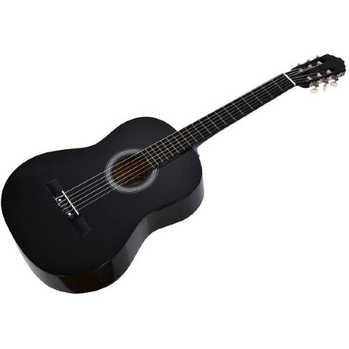 Chitara AT PERFORMANCE®, Clasica 4/4 Neagra, 38" (95cm), Lemn, 6 Corzi metalice, 20 De Taste.