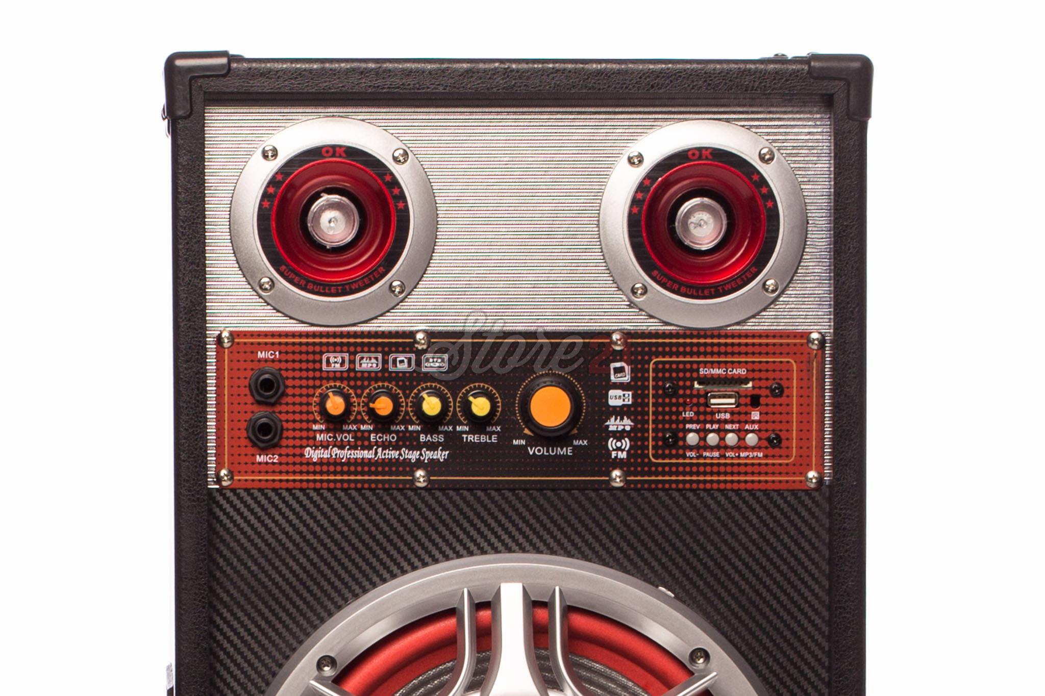 Set Boxe Active 620 , 500W ,Telecomanda,  Bluetooth ,Radio, Usb ,SD Card, 4 Subwoofere De 10 Inch
