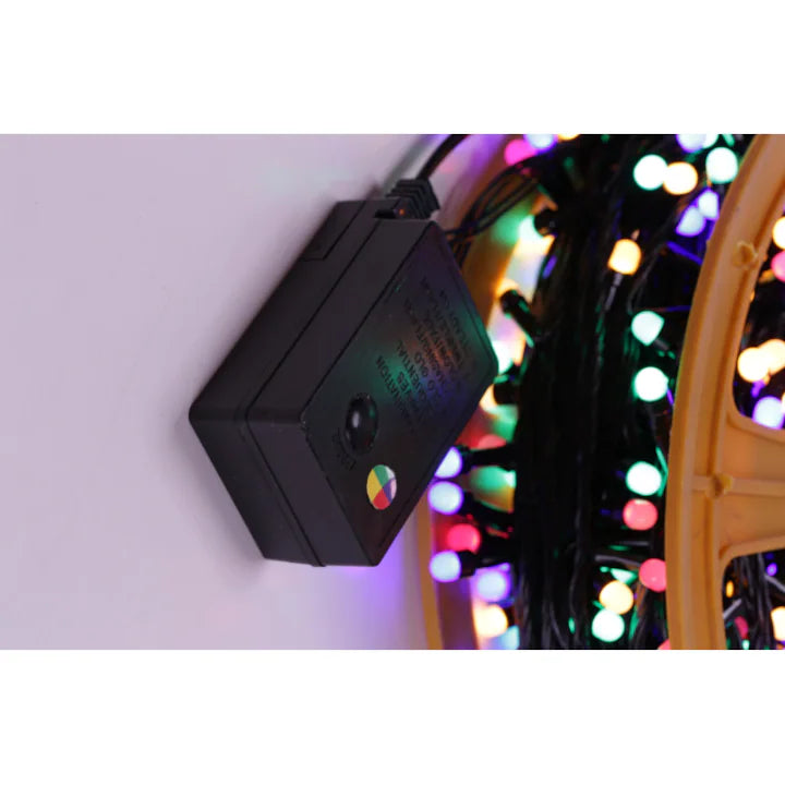 Instalație Crăciun 50m, 240 LED-uri, Multicolor, interior/exterior,8 Jocuri Lumini, AT PERFORMANCE