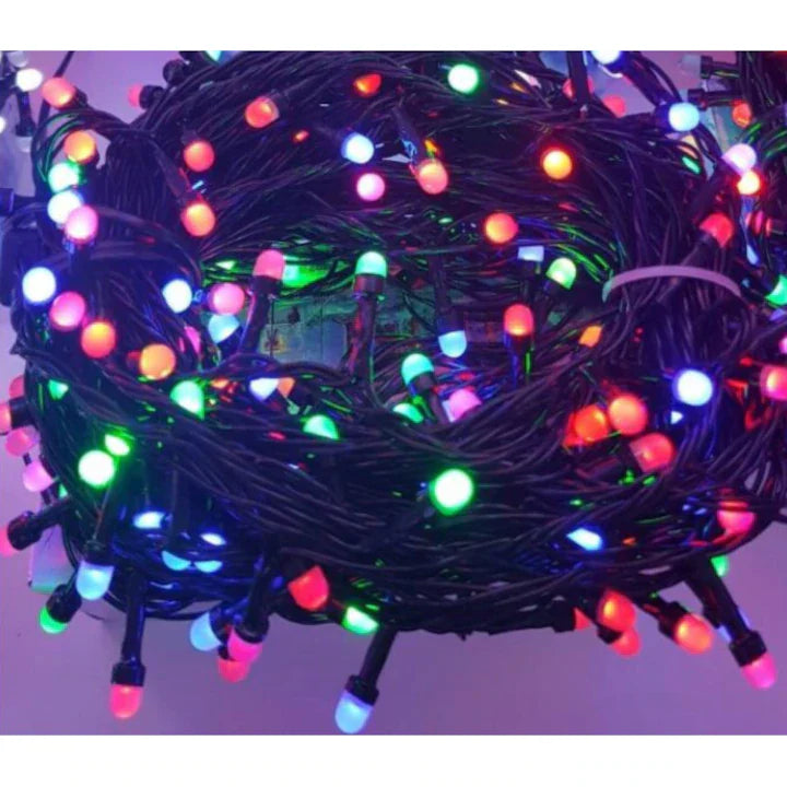 Instalație Crăciun 50m, 240 LED-uri, Multicolor, interior/exterior,8 Jocuri Lumini, AT PERFORMANCE