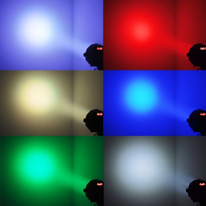 Proiector PAR AT PERFORMANCE®, Joc De Lumini, 54 x 3 W LED RGB Disco.