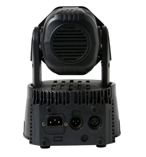 Proiector lumini Moving Head, 5 W x 7 LED, Negru, AT PERFORMANCE