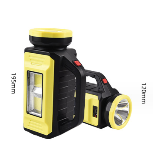 Lanterna Led Profesionala, AT PERFORMANCE®, TJ-7528A, culoare alba frontal, culoare rosie lateral+culoare alba lateral