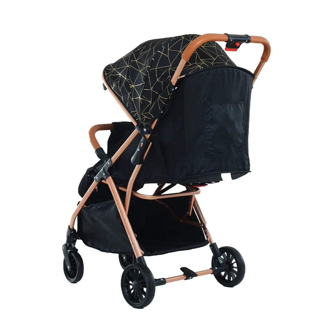 Cărucior pentru copii KIDDO 6607 pliabil, spătar reglabil, copertină mare, 0-36 luni, max. 22 kg